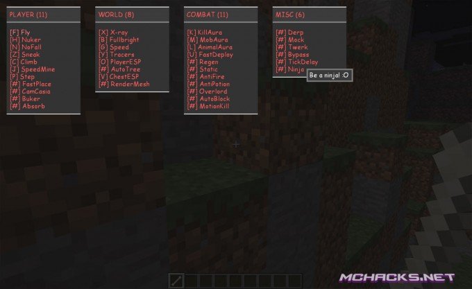Download Ghost Hacked Client w/OptiFine for Minecraft 1.8.X