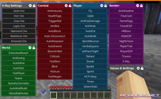 Minecraft JAM - Hacked Client