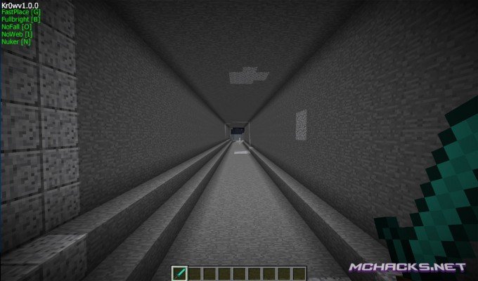Kr0w hacked client for Minecraft