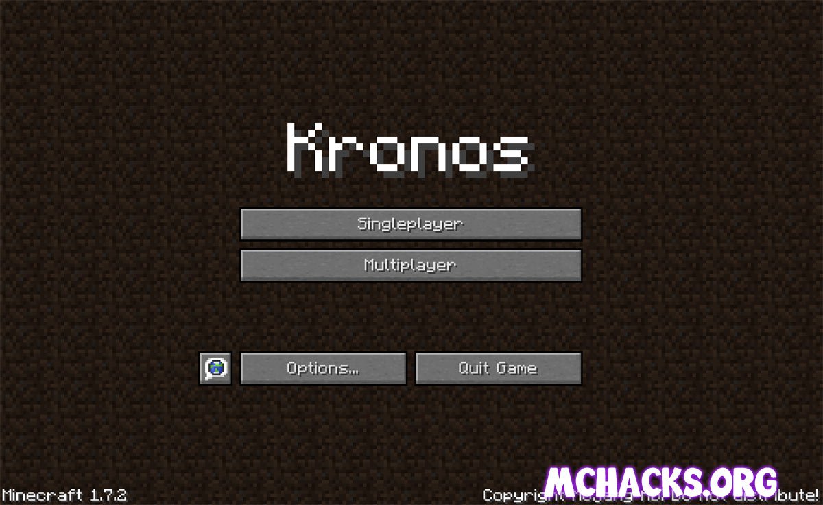 Kronos Hacked Client FREE Download for Minecraft 1.7.4/1.7.2