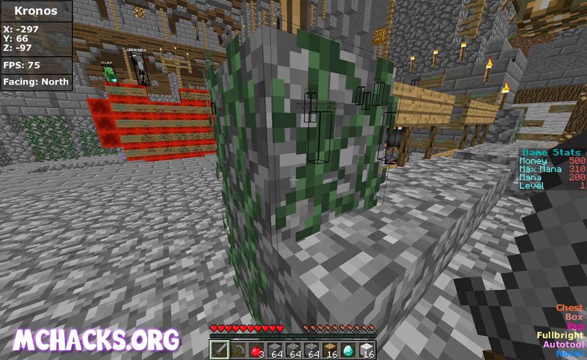 Kronos Hacked Client FREE Download for Minecraft 1.7.4/1.7.2 Kronos Hacked Client FREE Download for Minecraft 1.7.4/1.7.2