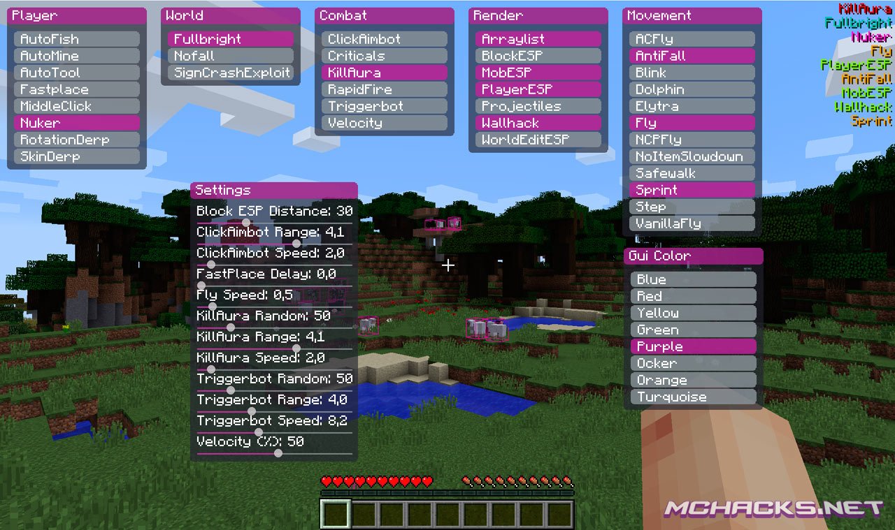 Matix Hacked Client  Download for Minecraft 1.9