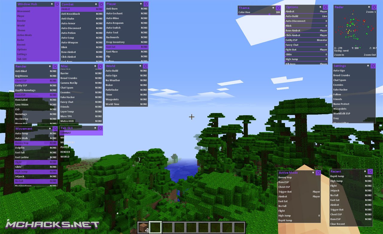 Metro Hacked Client w/OptiFine Download for Minecraft 1.8.x Metro Hacked Client w/OptiFine Download for Minecraft 1.8.x