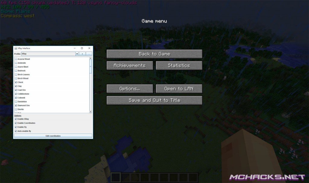list of xray mods for minecraft 1.12.2