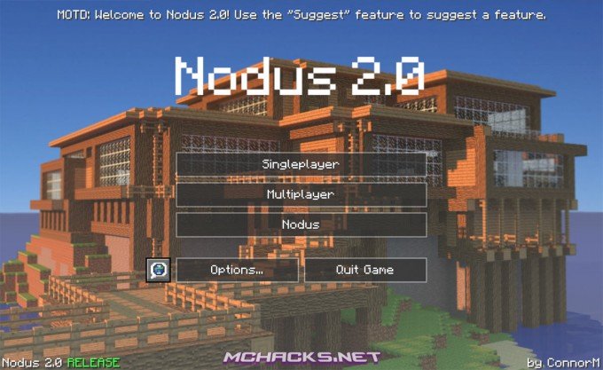 Nodus 2.0 hacked client for Minecraft