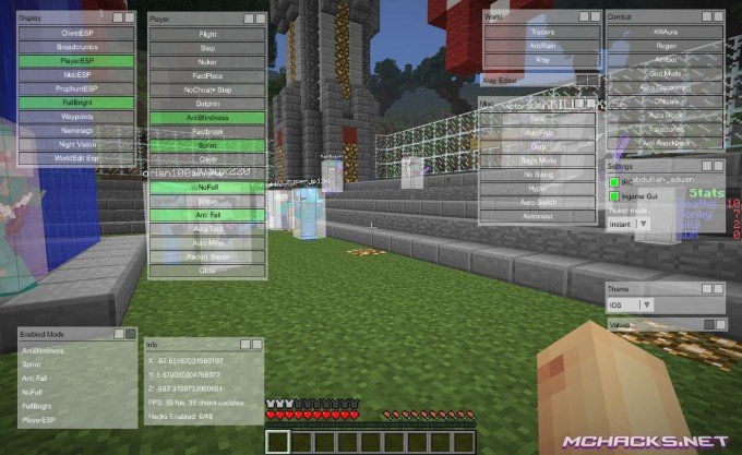 Reflex Hacked Client for Minecraft