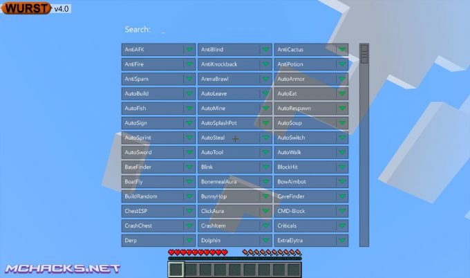 Download Minecraft 1.11 Wurst Hacked Client Download Minecraft 1.11 Wurst Hacked Client